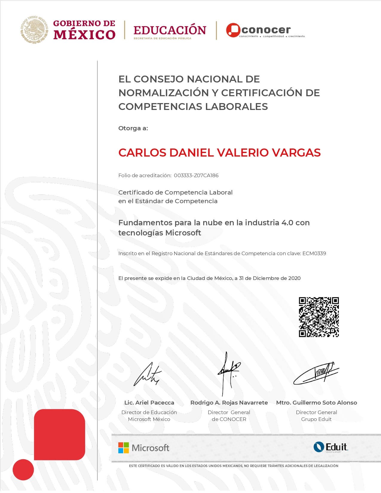 Certificación para trabajar con Azure